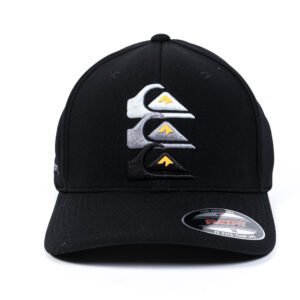 Bone Quiksilver Emb Three Logo Black